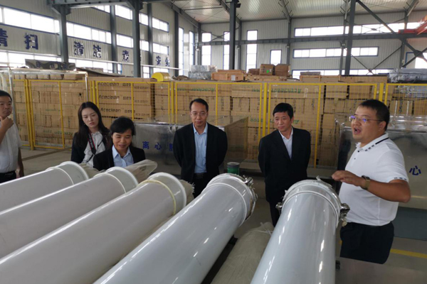 陕西航天建设集团有限公司总经理、党委副书记谢明娟率队赴辽宁EVO视讯环保产业集团开展考察调研工作