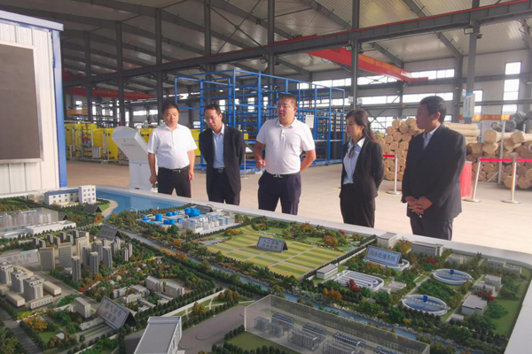 陕西航天建设集团有限公司总经理、党委副书记谢明娟率队赴辽宁EVO视讯环保产业集团开展考察调研工作